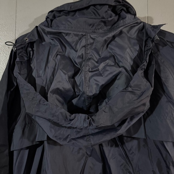 Vtg SUNY Oswego Storm Chasers Rain Jacket Men’s XL Navy Blue With Hood Very Rare - Picture 12 of 13